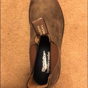 Blundstone boots. Rustic brown. US Men’s 9.5